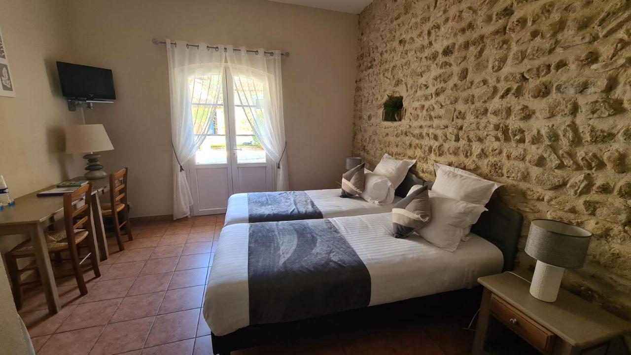 Logis Hotel La Bastide Saint Bach Suze-la-Rousse Δωμάτιο φωτογραφία